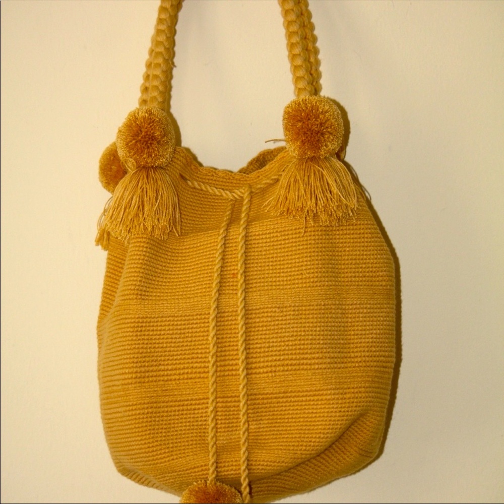 Wayu Camel bucket handbag
